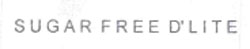 Sugar Free D'lite Device mark 1175849 Trademark