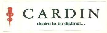Cardin Desire To Be Distinct... Device mark 2754533 Trademark