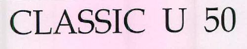 Classic U 50 Device mark 2539122 Trademark
