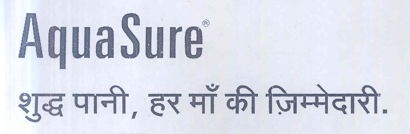 Aquasure (label) Device mark 1699706 Trademark