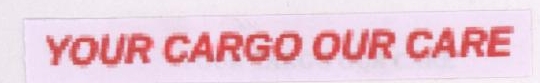 Your Cargo Our Care (label) Device mark 1799895 Trademark