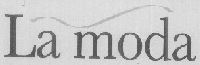 La Moda (label) Device mark 1475067 Trademark