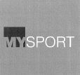 My Sport (label) Device mark 1514744 Trademark