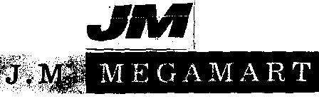 Jm J.m. Megamart With Label Device mark 1461015 Trademark