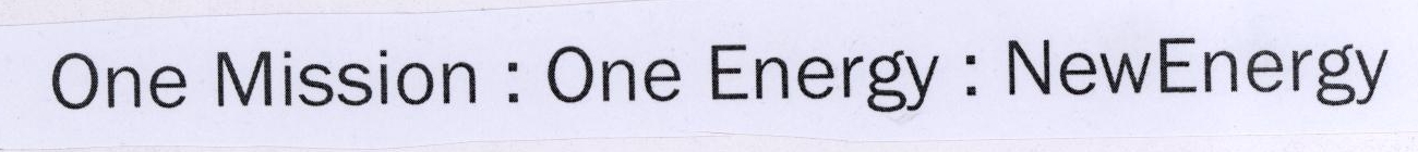 One Mission : One Energy : Newenergy Device mark 1780969 Trademark