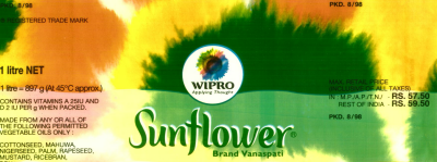 Wipro,sunflower(device) Device mark 822638 Trademark