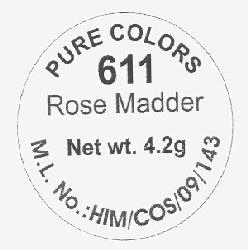 Pure Colors 611 Rose Madder Net Wt. 4.2g Device mark 2769529 Trademark