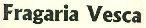 Fragaria Vesca Device mark 2824430 Trademark