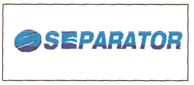 Separator (label) Device mark 2313262 Trademark