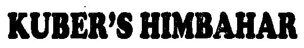 Kuber's Himbahar (device) Device mark 2604947 Trademark