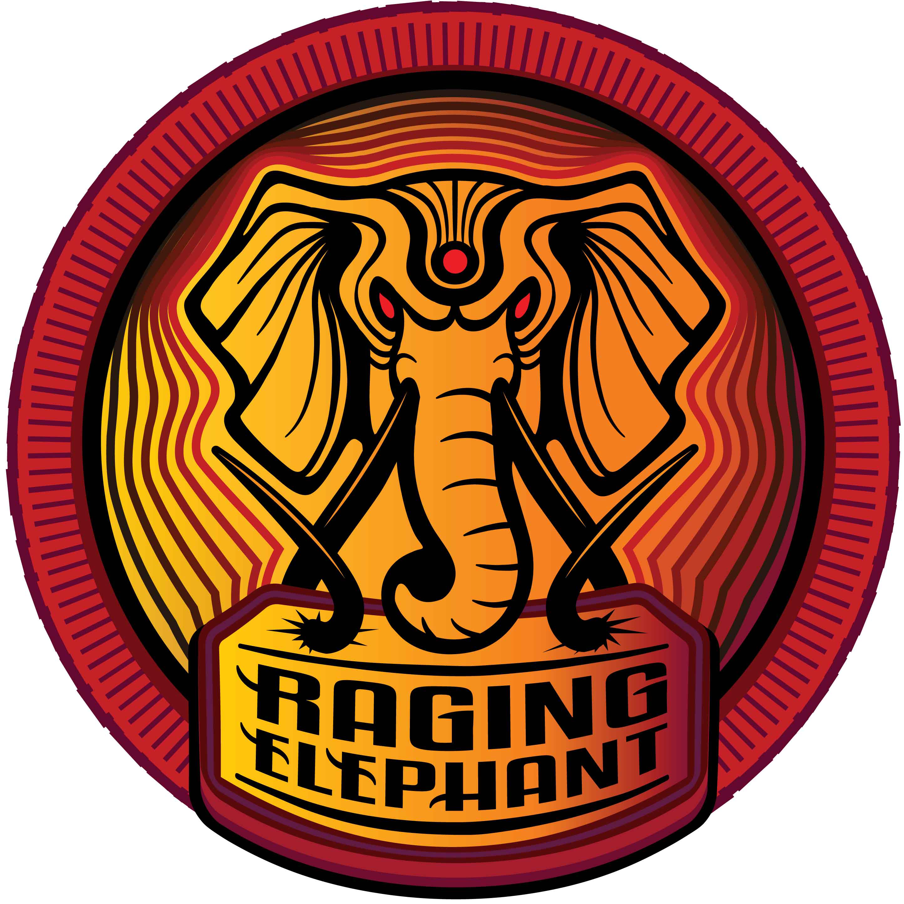Raging Elephant With Device Device mark 2545528 Trademark