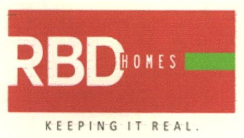 Rbd Homes Keeping It Real. Device mark 2427668 Trademark