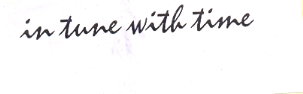 In Tune With Time [label] Device mark 1169898 Trademark