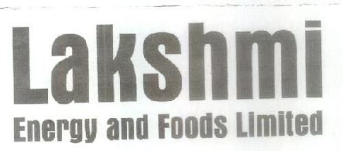 Lakshmi Energy And Foods Limited Device mark 1446725 Trademark