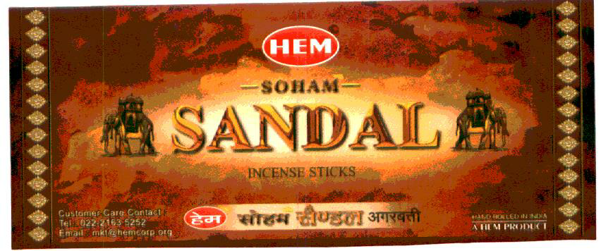 Hem Soham Sandal Device mark 1911515 Trademark