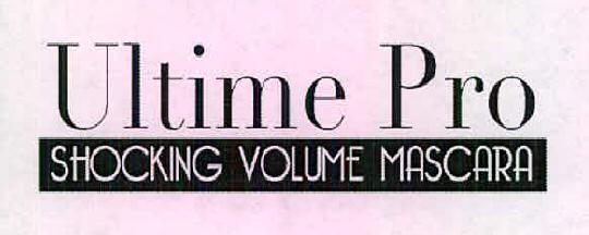 Ultime Pro Shocking Volume Mascara Device mark 2443553 Trademark