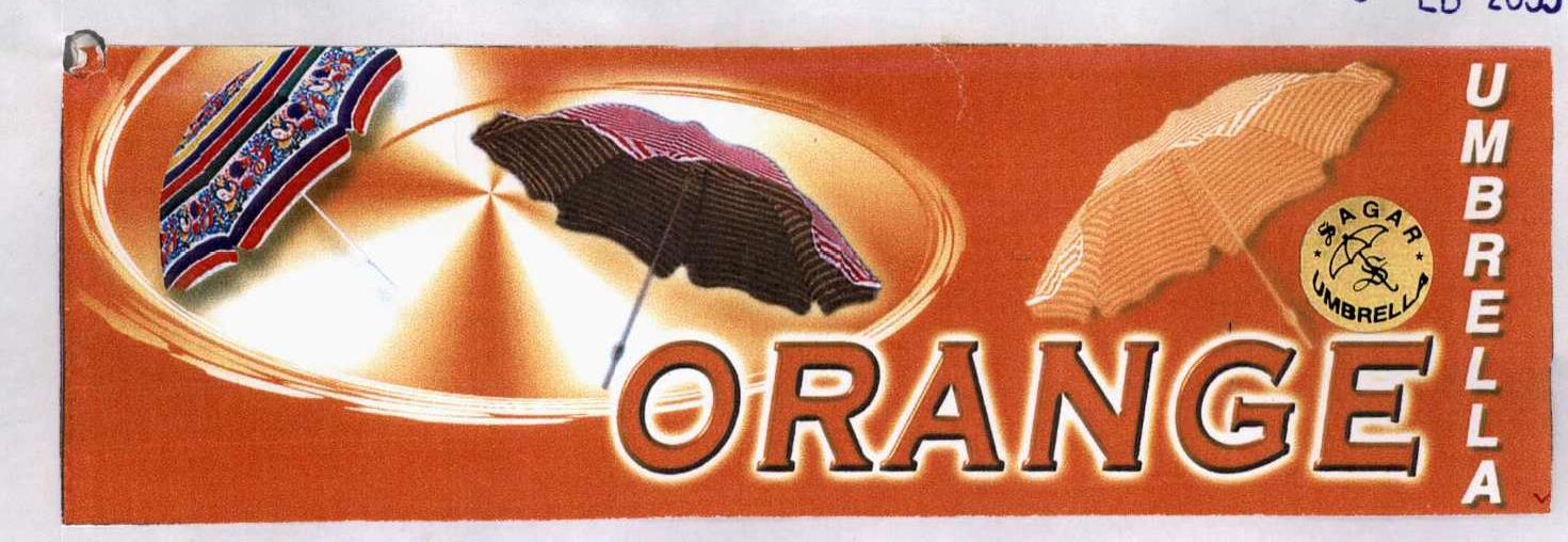Orange, (de. Of Umbrellas) Device mark 1173050 Trademark