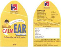 Calmear (label) Device mark 1311183 Trademark
