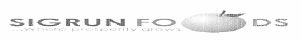 Sigrun Foods (label) Device mark 1531618 Trademark
