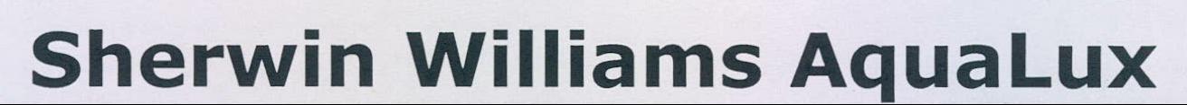 Sherwin Williams Aqualux Device mark 2168744 Trademark