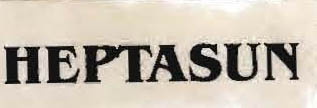 Heptasun Device mark 912438 Trademark