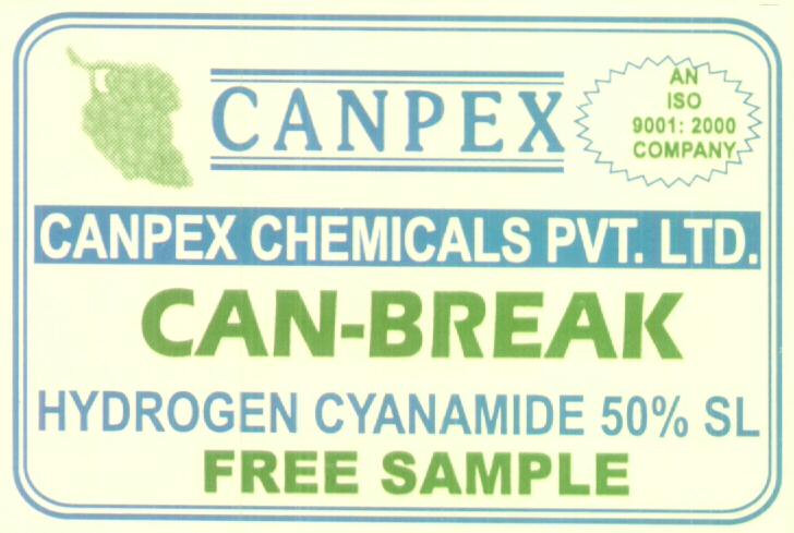 Canpex Chemicals Pvt.ltd. Canpex (device) Device mark 1603163 Trademark