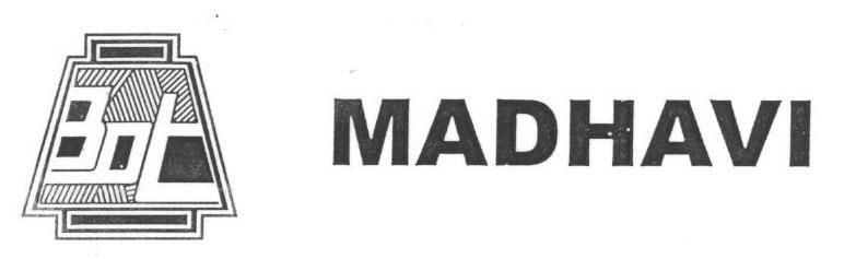 Bdt Madhavi (logo) Device mark 1671173 Trademark