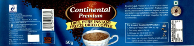 Continental Premium 100% Pure Instant Freeze Dried Coffee Device mark 2464773 Trademark