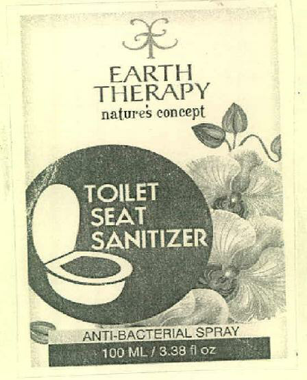 Earth Therapy Nature's Concept Toilet Seat Sanitizer Device mark 2865704 Trademark