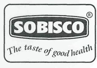 Sobisco The Taste Of Good Health(label) Device mark 2719320 Trademark