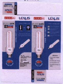 Usha Lexus Cfl With Label Device mark 1603581 Trademark
