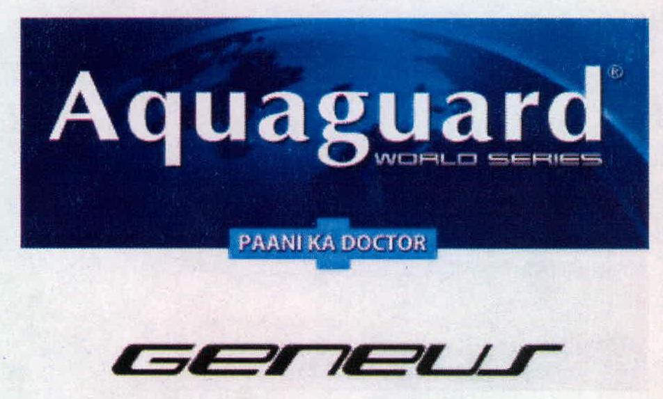 Aquaguard Geneus Device mark 2306557 Trademark