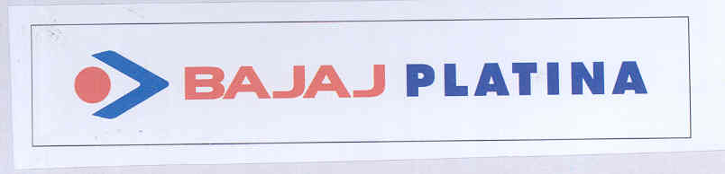 Bajaj Platina (label) Device mark 1741616 Trademark