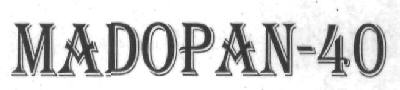 Madopan-40 (device) Device mark 2825795 Trademark