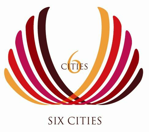 Six Cities (6 Cities With Device Of Wings) Device mark 2100661 Trademark