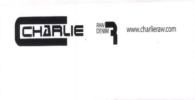 Charlie Raw Denim Www.charlieraw.com With Label Device mark 1413348 Trademark