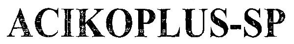 Acikoplus-sp (device) Device mark 2653350 Trademark