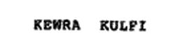 Kewra Kulfi Device mark 855250 Trademark