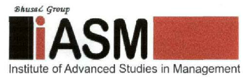 Bhusad Group Iasm Institute Of Advanced Studies In Management Device mark 1927027 Trademark