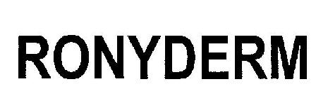 Ronyderm (device) Device mark 2334334 Trademark
