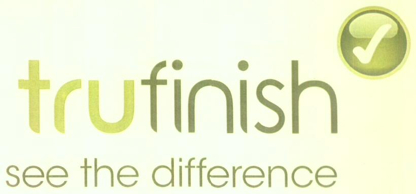 Trufinish (label) Device mark 1623798 Trademark