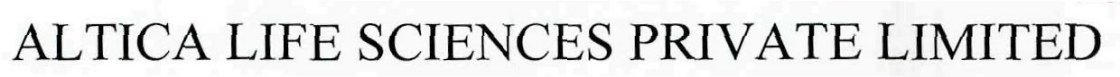 Altica Life Sciences Private Limited Device mark 2361161 Trademark