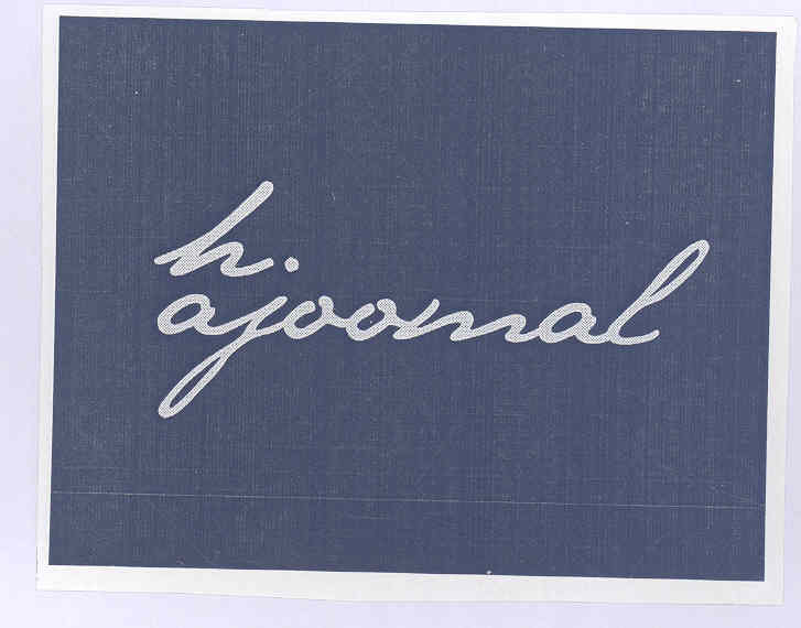 H.ajoomal (label) (special Type Of Writing) Device mark 1738015 Trademark