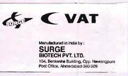 C Vat, Surge Device mark 1335653 Trademark