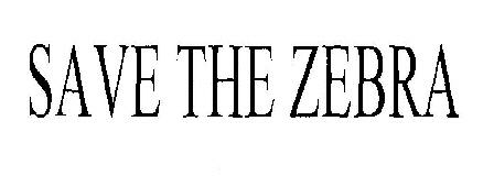 Save The Zebra (device) Device mark 2375460 Trademark