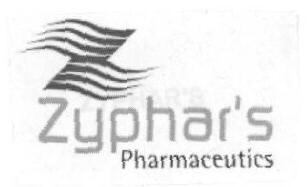 Zyphar"s (label) Device mark 1663524 Trademark