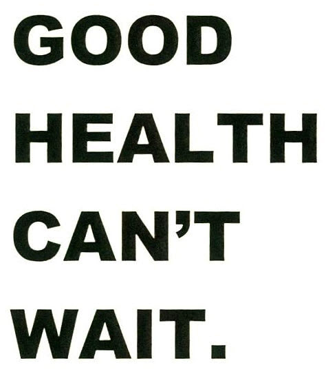 Good Health Can't Wait. Device mark 2603030 Trademark