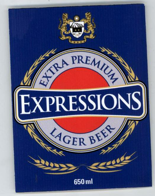 Expressions Lager Beer With Label Device mark 1471750 Trademark