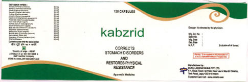 Kabzrid Device mark 2096430 Trademark