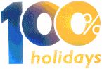 100% Holidays (label) Device mark 1463814 Trademark